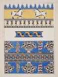 Painted Ornaments from Nimroud, from Monuments of Nineveh, Pub. 1849 (Engraving)-Austen Henry Layard-Framed Giclee Print