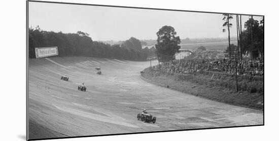 Austin 7 of Charles Goodacre and MG C of the Earl of March, BRDC 500 Mile Race, Brooklands, 1931-Bill Brunell-Mounted Photographic Print