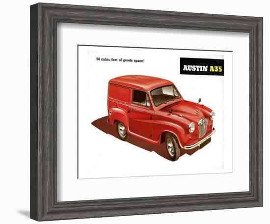 Austin A35 60 Cubic Feet-null-Framed Art Print