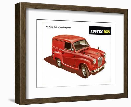 Austin A35 60 Cubic Feet-null-Framed Art Print