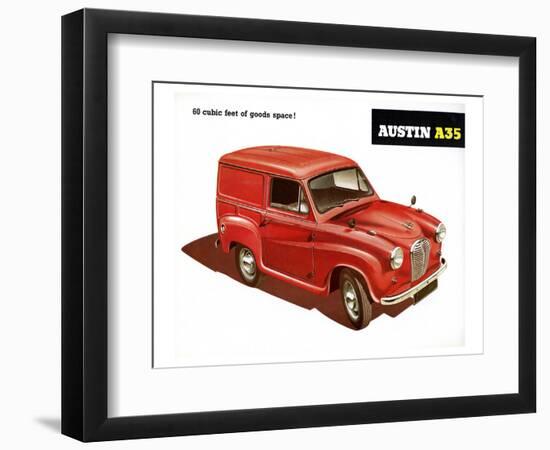 Austin A35 60 Cubic Feet-null-Framed Art Print