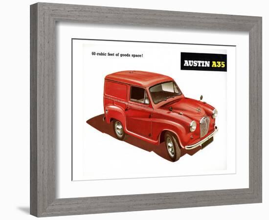 Austin A35 60 Cubic Feet-null-Framed Art Print