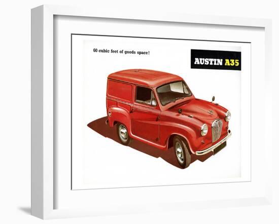 Austin A35 60 Cubic Feet-null-Framed Art Print