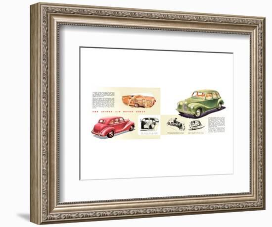 Austin A40 Devon Sedan-null-Framed Art Print