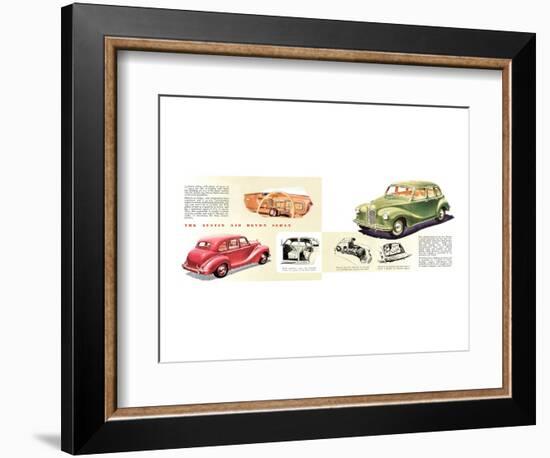 Austin A40 Devon Sedan-null-Framed Art Print