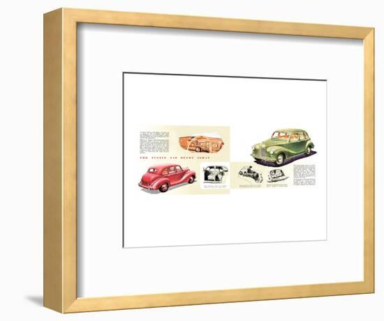 Austin A40 Devon Sedan--Framed Art Print
