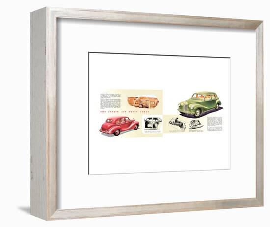 Austin A40 Devon Sedan-null-Framed Art Print