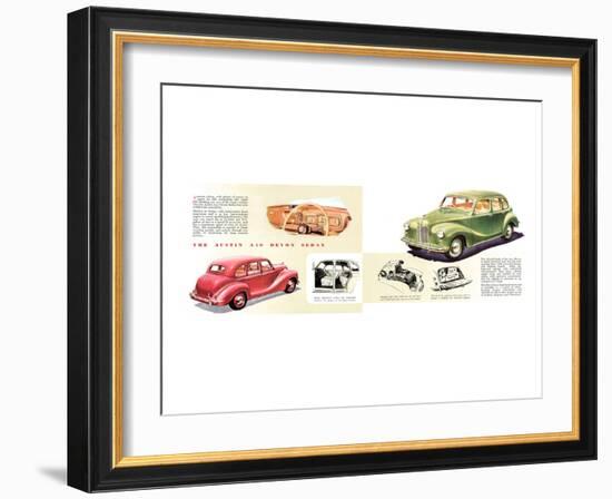 Austin A40 Devon Sedan-null-Framed Art Print