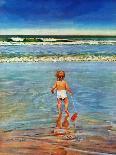 "Baby at the Beach," Saturday Evening Post Cover, July 23, 1949-Austin Briggs-Giclee Print