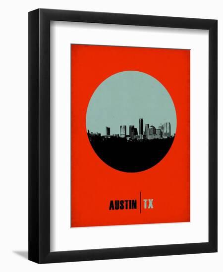 Austin Circle Poster 2-NaxArt-Framed Art Print