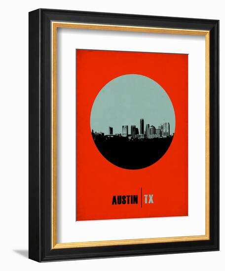 Austin Circle Poster 2-NaxArt-Framed Art Print