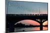 Austin Congress Aveue Bridge-null-Mounted Art Print