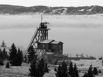 Old Relics Of Historic Mines Rise Above The Clouds In Butte, Montana-Austin Cronnelly-Framed Premier Image Canvas