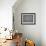 Austin-Healey 100-Grey-Mark Rogan-Framed Art Print displayed on a wall