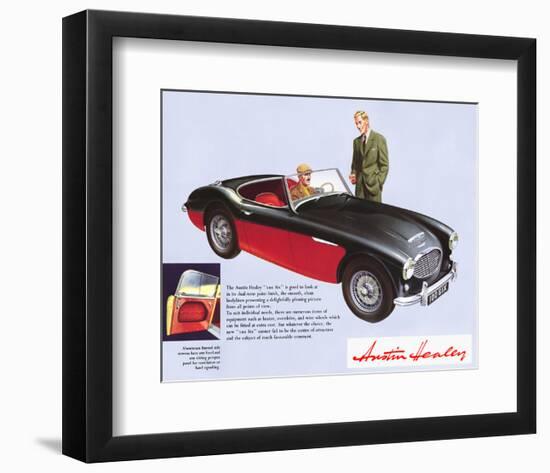 Austin Healey 100 Six-null-Framed Art Print