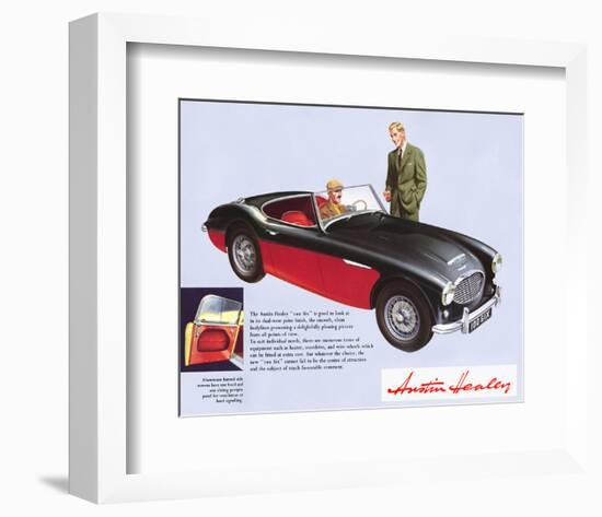 Austin Healey 100 Six-null-Framed Art Print