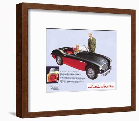 Austin Healey 100 Six-null-Framed Art Print