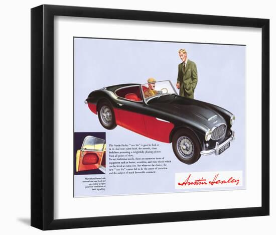 Austin Healey 100 Six-null-Framed Art Print