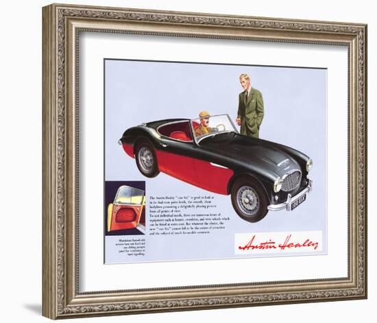 Austin Healey 100 Six-null-Framed Art Print