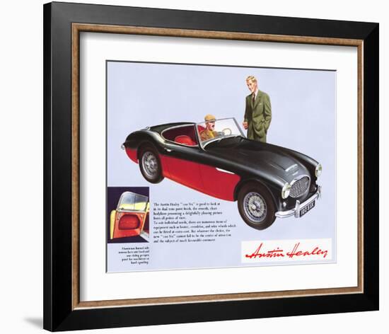 Austin Healey 100 Six-null-Framed Art Print