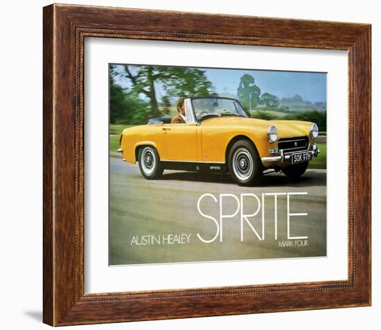 Austin Healey Sprite Mark 4-null-Framed Art Print