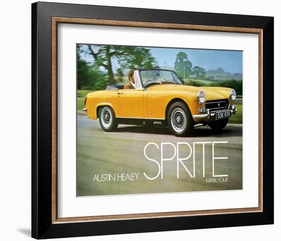 Austin Healey Sprite Mark 4-null-Framed Art Print