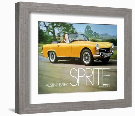 Austin Healey Sprite Mark 4-null-Framed Art Print