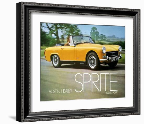 Austin Healey Sprite Mark 4-null-Framed Art Print