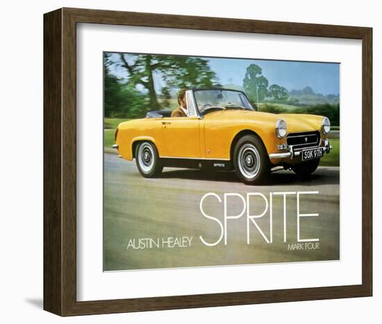 Austin Healey Sprite Mark 4-null-Framed Art Print