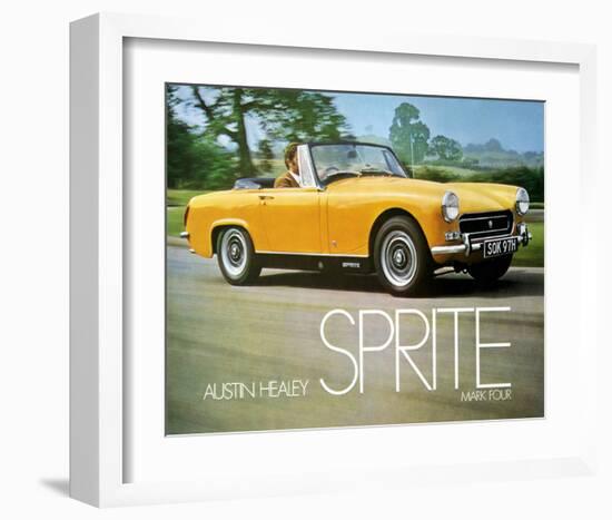 Austin Healey Sprite Mark Four-null-Framed Art Print