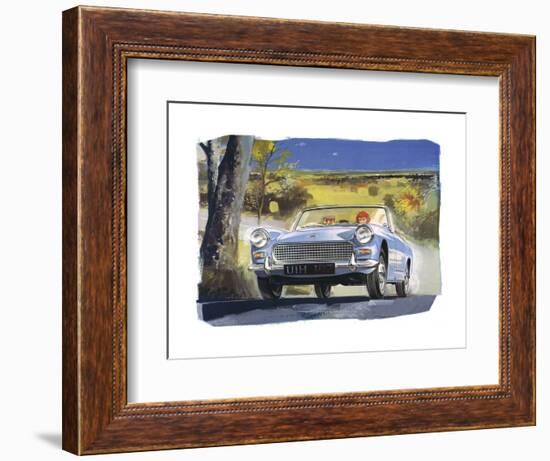 Austin Healy Sprite-null-Framed Art Print