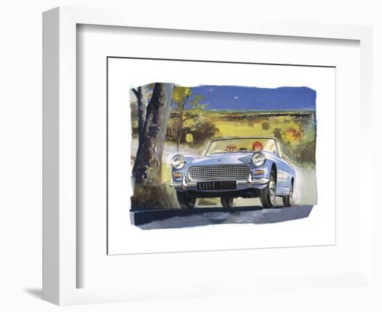 Austin Healy Sprite-null-Framed Art Print