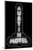 Austin Motel BW-John Gusky-Mounted Photographic Print