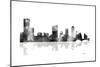 Austin Texas Skyline BG 1-Marlene Watson-Mounted Giclee Print