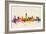 Austin Texas Skyline-Michael Tompsett-Framed Art Print