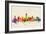 Austin Texas Skyline-Michael Tompsett-Framed Art Print