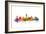 Austin Texas Skyline-Michael Tompsett-Framed Art Print