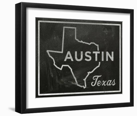 Austin, Texas-John Golden-Framed Giclee Print