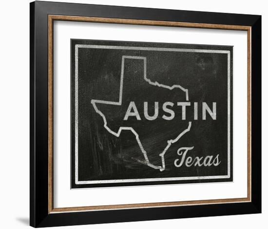 Austin, Texas-John Golden-Framed Giclee Print