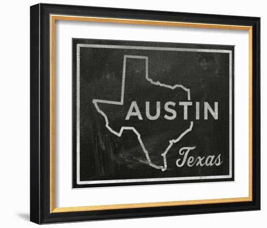 Austin, Texas-John Golden-Framed Giclee Print