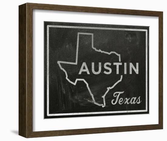 Austin, Texas-John Golden-Framed Giclee Print