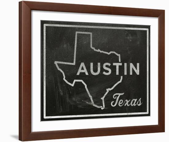 Austin, Texas-John W^ Golden-Framed Art Print