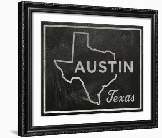 Austin, Texas-John W^ Golden-Framed Art Print