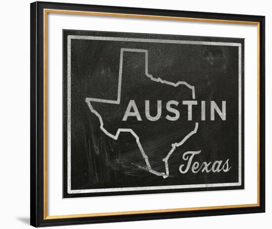 Austin, Texas-John W^ Golden-Framed Art Print