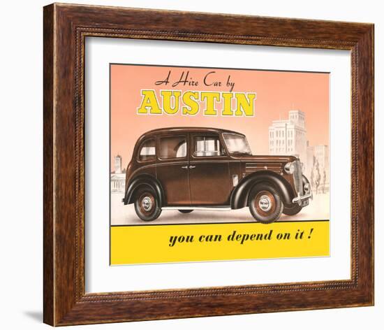 Austin - you Can Depend on it-null-Framed Art Print