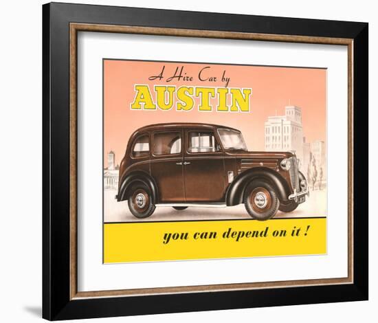 Austin - you Can Depend on it-null-Framed Art Print