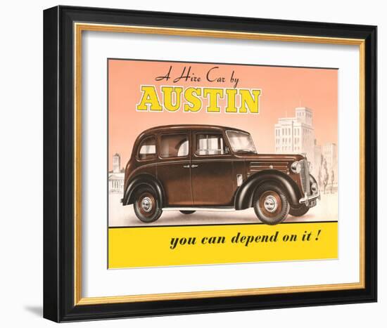 Austin - you Can Depend on it-null-Framed Art Print