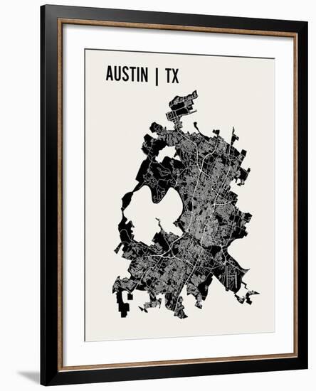 Austin-Mr City Printing-Framed Art Print