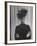 Austine Cassini Standing with Arms Crossed and Wearing Extravagant Hat-Marie Hansen-Framed Premium Photographic Print