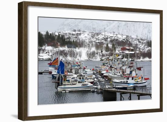 Austnes Fjord, Lofoten Islands, Arctic, Norway, Scandinavia-Sergio Pitamitz-Framed Photographic Print
